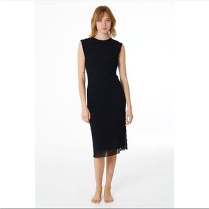 find me now / second skin ross midi dress in black XL